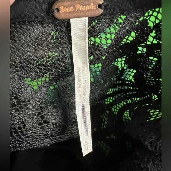 Free People x Revolve Adored Maxi Black Lace Dress - Picture 10 of 11